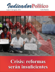 Crisis: reformas serán insuficientes