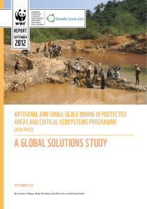 Artisanal and Small Scale Mining in Protected Areas and Critical