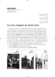 Las Tres Ciudades de Émile Zola