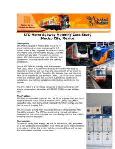 STC-Metro Subway Metering Case Study Mexico City, Mexico