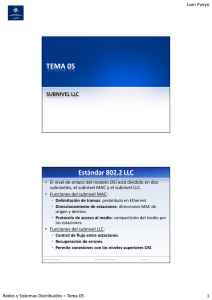TEMA 05 - Subnivel LLC