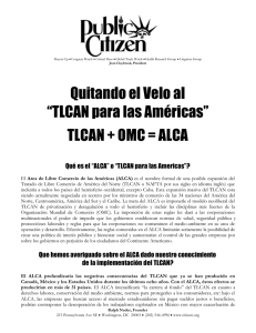 Quitando el Velo al “TLCAN para las Américas” TLCAN + OMC