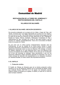 Dossier restauración del castillo de Villarejo de Salvanés.