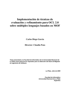 OCL 2.0 - UNLP Postgrado Informática