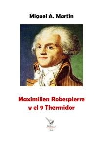 Maximilien Robespierre y el 9 Thermidor