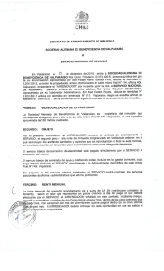 CONTRATO DE ARRENDAMIENTO DE INMUEBLE SOCIEDAD