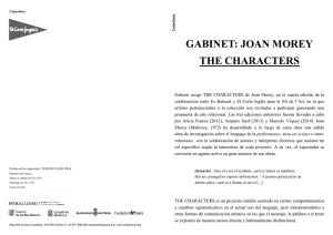 GABINET: JOAN MOREY THE CHARACTERS