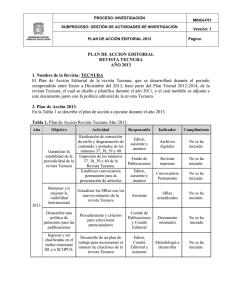 Plan de acción TECNURA - 2013-1