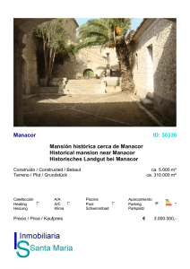 Manacor ID: 30336 Mansión histórica cerca de Manacor Historical