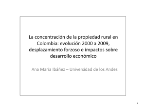 La concentración de la propiedad rural en Colombia