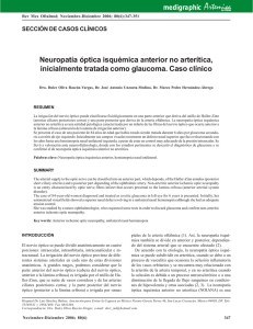 Neuropatía óptica isquémica anterior no arterítica