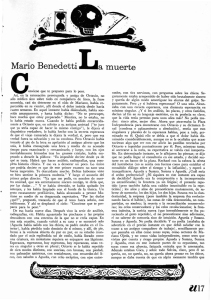 Mario BenedettiLamuerte - Revista de la Universidad de México