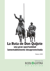 La Ruta de Don Quijote - Ecologistas en Acción