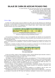 Silaje de caña de azúcar picado fino