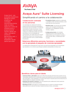 Avaya Aura Suite Licensing Fact Sheet (SP)