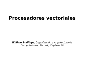 Procesadores vectoriales