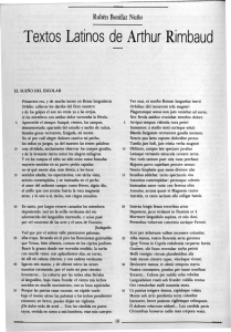 Textos Latinos de Arthur Rimbaud - Revista de la Universidad de