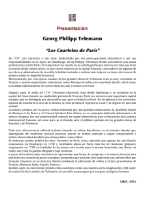 Presentación Georg Philipp Telemann
