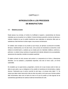 capítulo 1 introducción a los procesos de manufactura