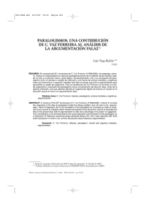 pdf Paralogismos. Una contribución de C. Vaz Ferreira al análisis de