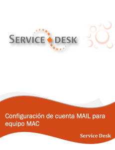 Configuración de cuenta MAIL para equipo MAC