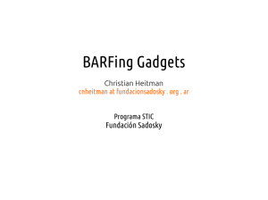 BARFing Gadgets