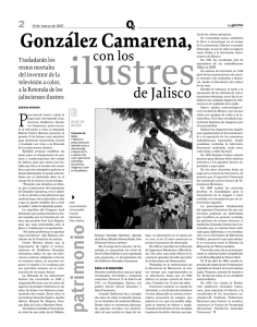 González Camarena, - La gaceta de la Universidad de Guadalajara