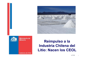 Reimpulso a la Industria Chilena del Litio: Nacen los CEOL