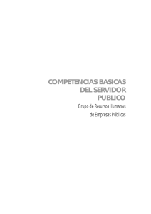 Competencias básicas del servidor público