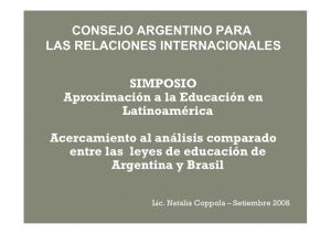leyes de educacion argentina - brasil