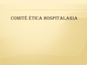 comité etica hospitalaria