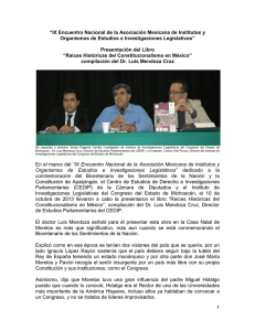 Raíces Históricas del Constitucionalismo en México