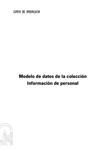 Modelo de datos de la colección Información de personal