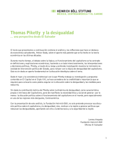 Thomas Piketty y la desigualdad - Heinrich-Böll