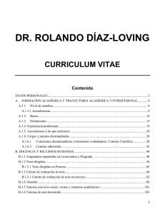 DR. ROLANDO DÍAZ-LOVING - Psicología-UNAM