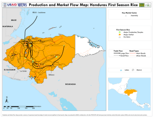 Production and Market Flow Map: Honduras First Season Rice