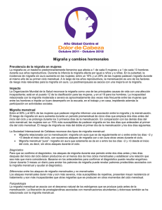 Migraña y cambios hormonales - International Association for the