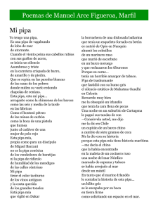 Poemas de Manuel Arce Figueroa, Marfil Mi pipa