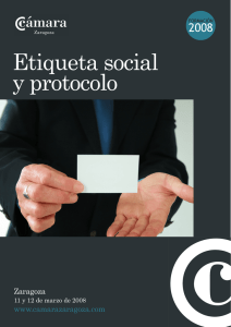 Etiqueta social y protocolo