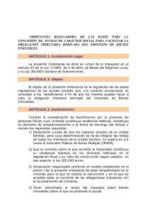 ordenanza ayudas i.b.i. 2013