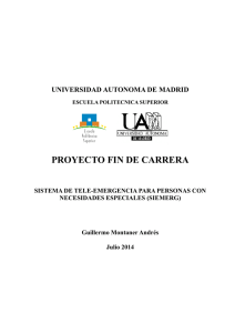 proyecto fin de carrera - RFCAS - Universidad Autónoma de Madrid