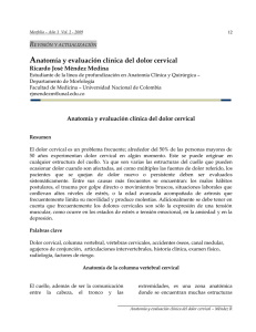 Dolor Cervical - Universidad Nacional de Colombia
