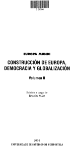 construcción de europa, democracia y globauzacion