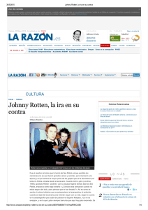 Johnny Rotten, la ira en su contra