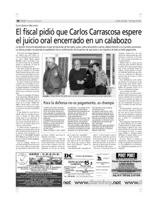 El fiscal pidió que Carlos Carrascosa espere el juicio oral encerrado