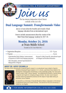 Dual Language Summit: Transformando Vidas