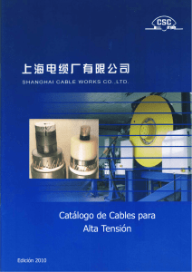 Catálogo de Cables para Alta Tensión