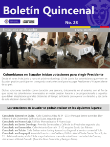 Presentación de PowerPoint - Embajada de Colombia en Ecuador