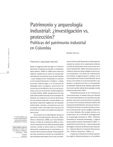 Patrimonio y arqueología industrial: ¿investigación vs. protección?