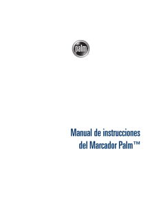 Manual de instrucciones del Marcador Palm